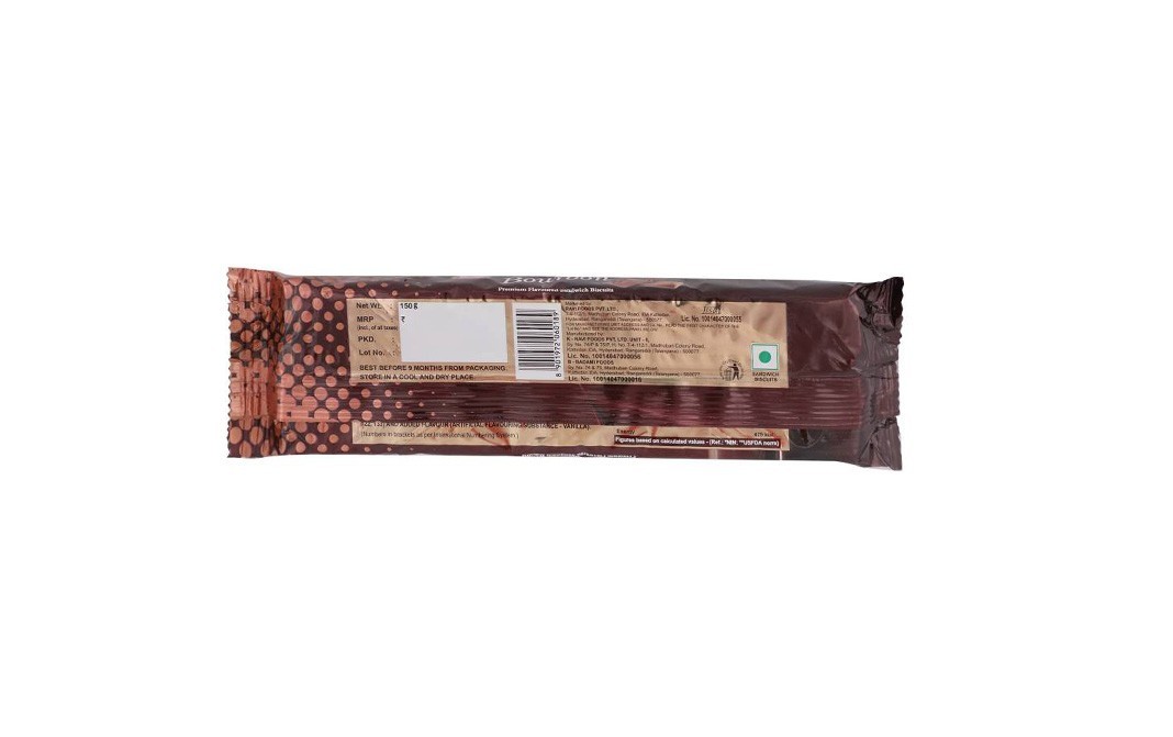 Dukes Bourbon Premium Flavoured Sandwich Biscuits   Pack  150 grams